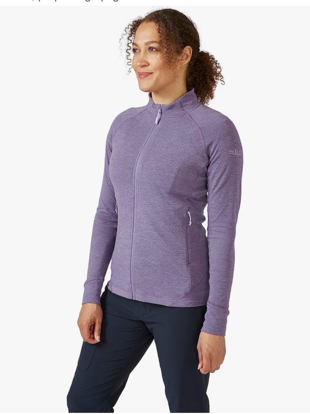 RAB Women's Purple Full-Zip Lightweight Jacket
